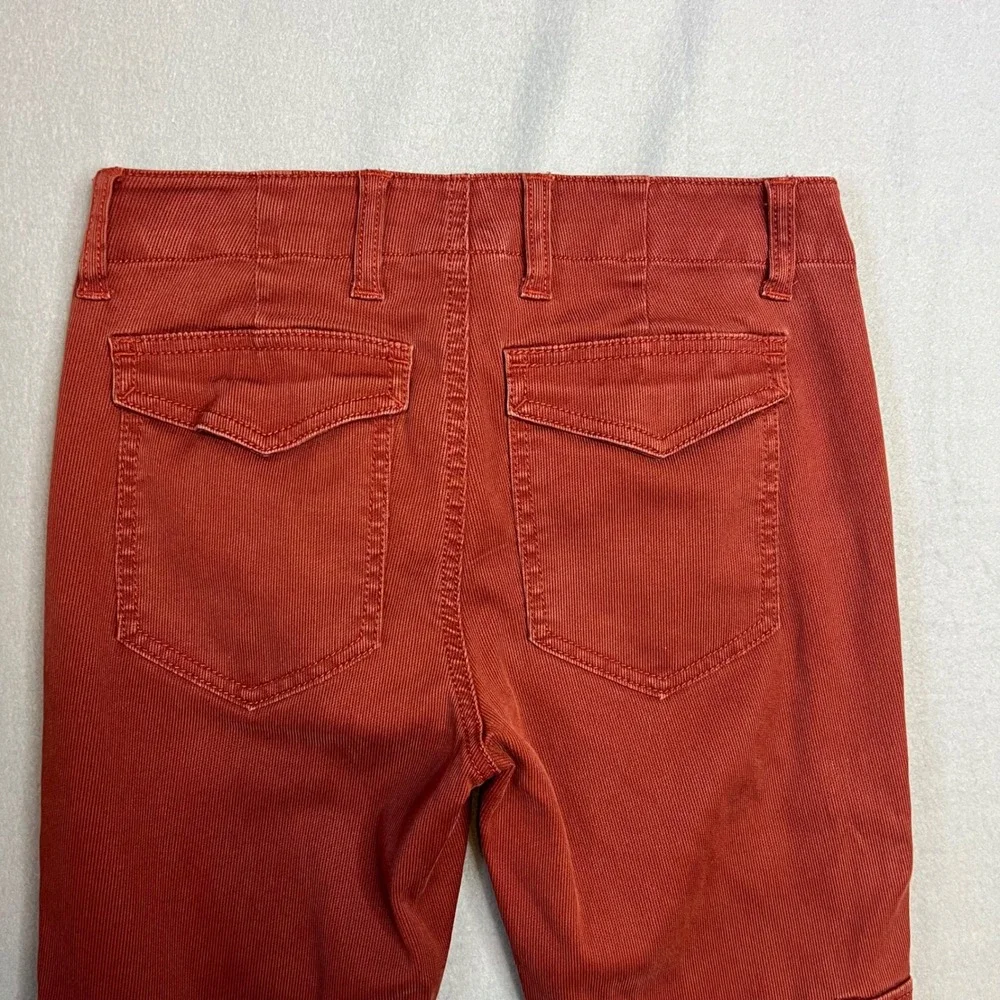 Cabi The Drifter Skinny Cargo Pants Size 2 Rust 3566 Utility Slim‎ Fit Stretch
